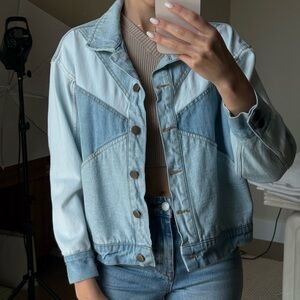 FINAL SALE Elan Sky Blue Denim Jacket